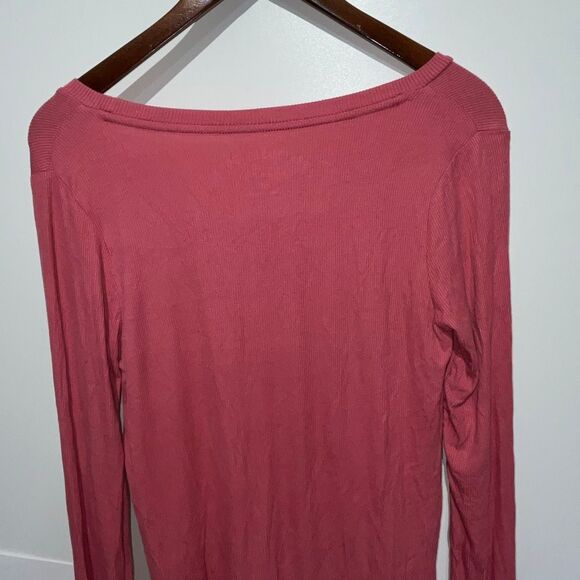 Aeropostale Long Sleeve Seriously Soft Ribbed V-Neck Tee Size Small NWT - Picture 6 of 10